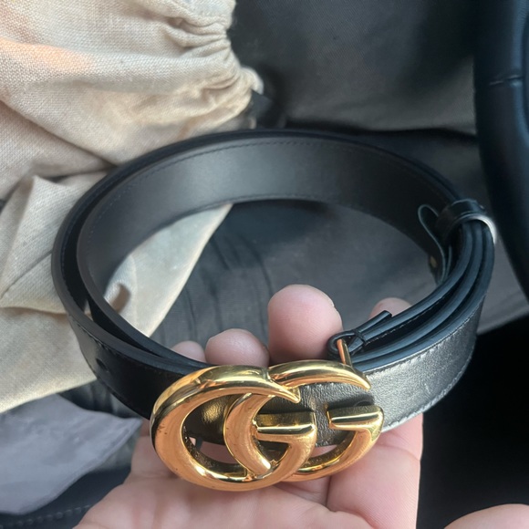 Gucci Double G buckle, un worn - Picture 2 of 3